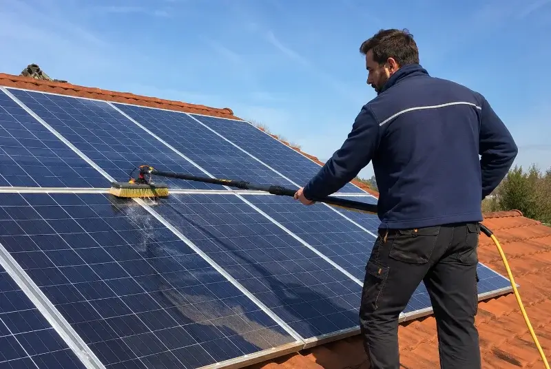 Nettoyage et entretien de panneaux solaires à Florentin